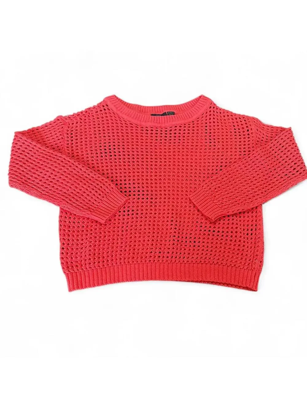 RDI Open Knit Coral Sweater (XS)